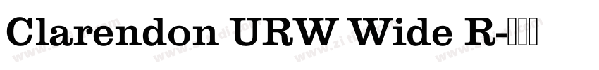 Clarendon URW Wide R字体转换